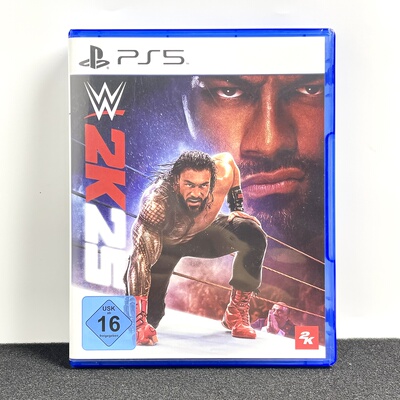 PS5国产包装盒 WWE2K25 美国职业摔跤联盟25 自印封面 仅空盒