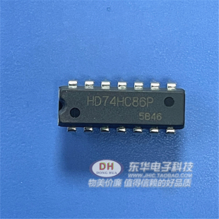 HD74HC86P SN74HC86N CD74HC86E MC74HC86N 进口PDIP14直插脚