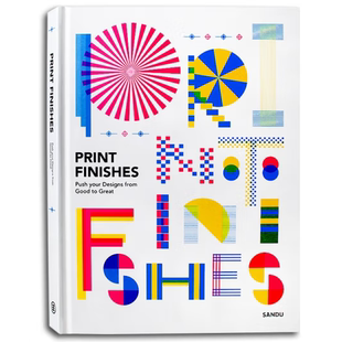 【当天发】 【官方原版全新塑封当天发货】Print Finishes 百变印技 海报卡片广告包装印刷资料 呈现设计作品的特种印刷工艺