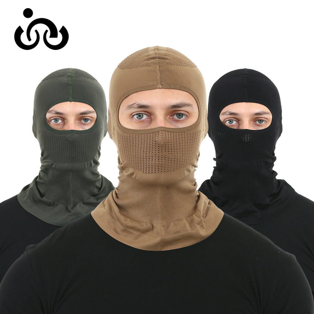 男女骑行户外四季遮阳头套垂钓唱子头盔内胆透气蒙面面罩