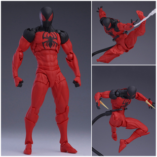 MESS TOYS 凯恩帕克猩红邻居猩红蜘蛛侠黑红战衣关节可动手办模型