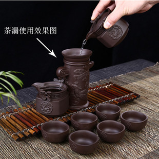 正品 原矿宜兴紫砂茶具套装 整套老紫泥西施壶功夫茶杯茶壶特价 包邮