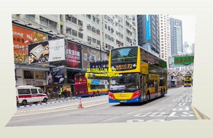 1比6 12 72香港铜锣湾街景街道商店铺商业街车模兵人汽车场景模型