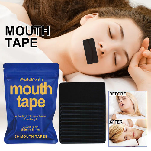 30pcs Anti Snoring Mouth Tape Nighttime Sleeping Mouth Breat