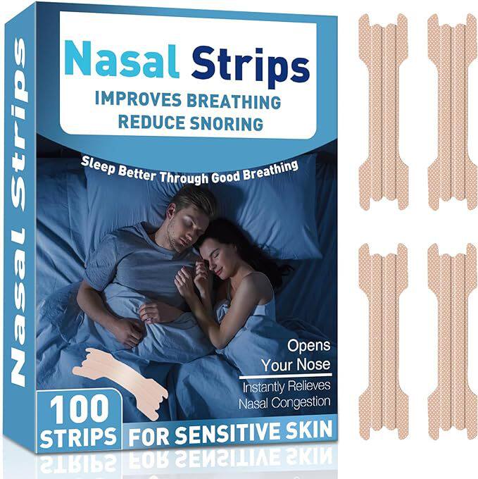 跨境热卖现货儿童通气鼻贴扩张鼻腔防打鼾鼻鼾贴感冒止Nasal Tape