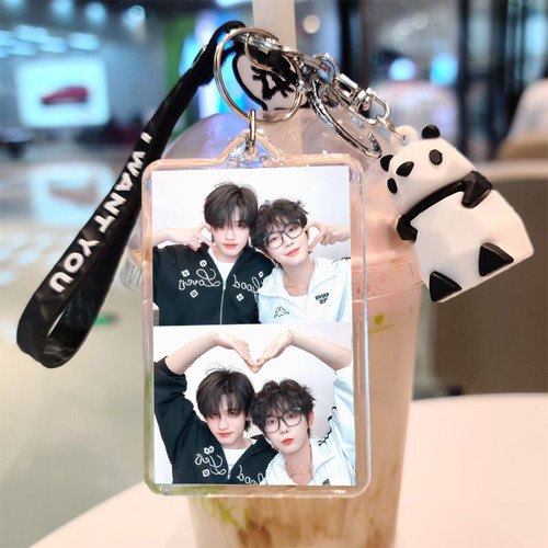 吾岸周边明星亚克力背包挂件