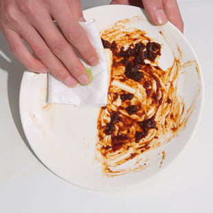 懒人抹布一次性洗碗布厨房干湿两用纯白大卷家用易清洗吸水不掉屑