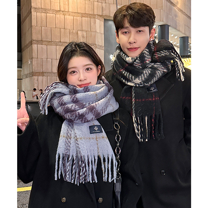 围巾情侣款一对冬季男女2025新款秋冬韩系氛围感庸懒鸟格护颈小众,服饰配件/皮带/帽子/围巾,围巾/丝巾/披肩,淘宝优惠券,粉丝福利购,淘宝优惠卷