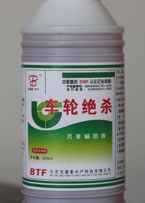 车轮特杀绝杀鱼药 500ml杀灭指环车轮斜管虫苦参碱溶液水产渔药