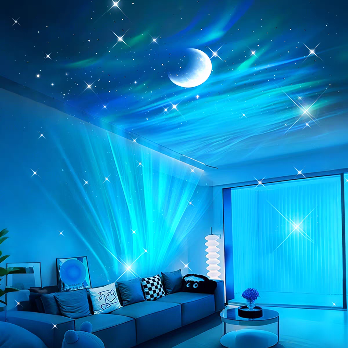 北极光星空投影小夜灯卧室满天星