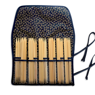 日本KA seeknit皎月双尖竹针短棒针12付套装手工毛线针编织DIY