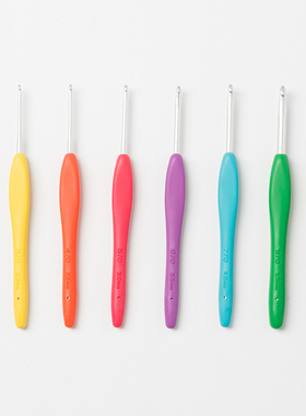 日本进口Clover可乐暧昧钩针编织工具43 321围巾线中粗线钩针现货