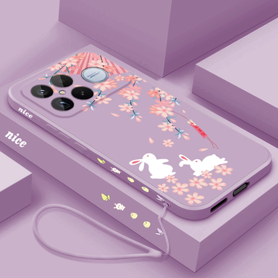 适用红米K90ProMax手机壳小米RedmiK90新款液态硅胶保护套冠军版镜头全包防摔高级感外壳k9o网红女款可爱兔兔