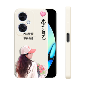 适用OPPOA1s手机壳新款a1pro液态硅胶软壳女a1i全包镜头oppoa1活力版高级防摔a1x简约时尚创意保护套骄傲女孩