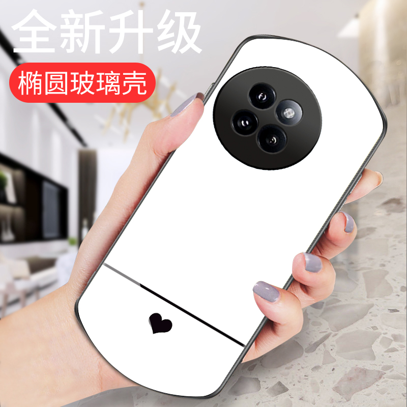 适用小米Civi4Pro手机壳新款MIX4弧形玻璃保护套XiaomiCivi1s高级镜头全包防摔c1v1个性时尚外壳女款简约爱心