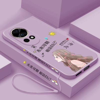 适用华为nova13手机壳新款Nova13Pro液态硅胶软壳n0va镜头全包防摔13pr0网红女生nove简约超薄保护套未来可期