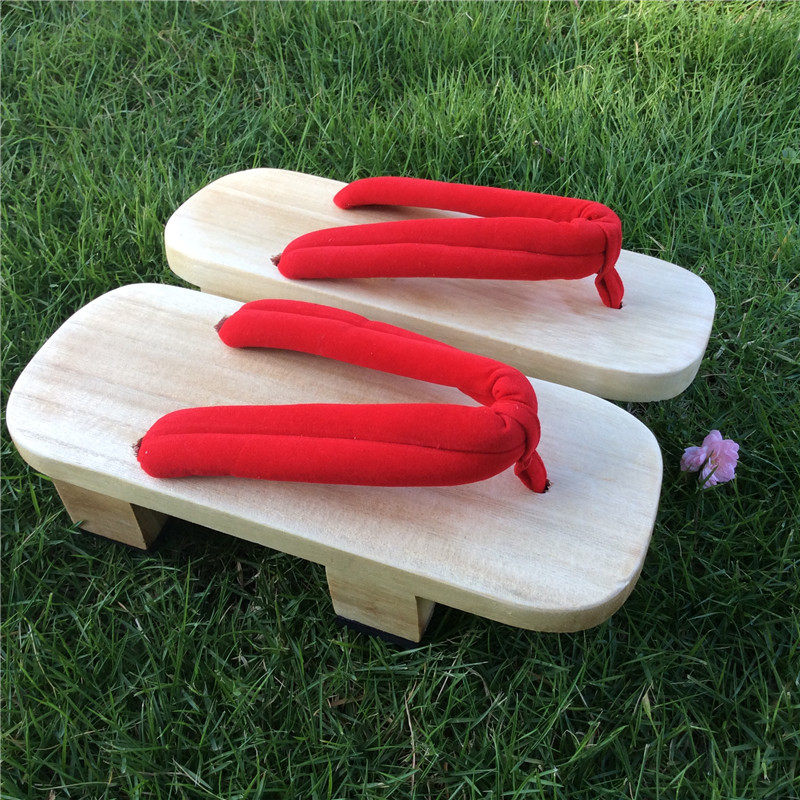 绅士和服烧桐男式款木屐方头 木拖鞋 人字夹脚二卤 木板鞋加大码