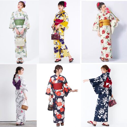 全棉出口日本和服浴衣传统款和风