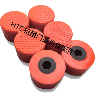 双头锯组角机门窗设备压料气缸尼龙皮压头压料头气锤皮头皮锤减震