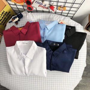 大力主推 5618A加绒-P28冬季男士修身长袖衬衫加厚商务男纯色衬衣图片