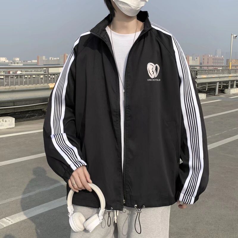 2025春秋季新款韩版潮流ins港风衣服学生原宿风痞帅外套JK18-P45,男装风衣,星座1703A-1