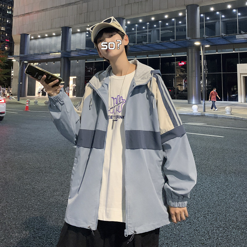 2025春秋季新款男士休闲外套韩版潮流男生棒球服工装夹克X91-P55,男装夹克,星座1703A-1
