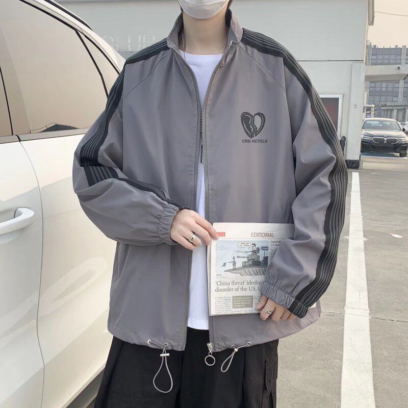 2025春秋季新款韩版潮流ins港风衣服学生原宿风痞帅外套JK18-P45,男装风衣,星座1703A-1