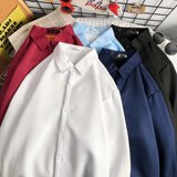 大力主推5618A加绒-P28冬季男士修身长袖衬衫加厚商务男纯色衬衣，男装衬衫，星座1703A-1