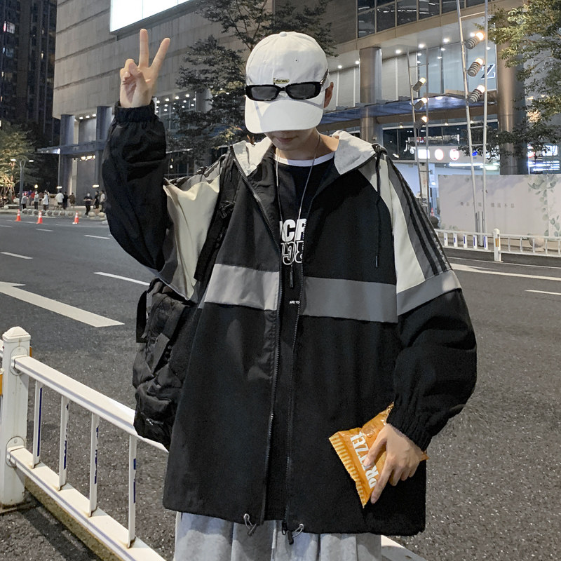 2025春秋季新款男士休闲外套韩版潮流男生棒球服工装夹克X91-P55,男装夹克,星座1703A-1