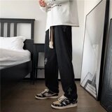2025秋季新款美式复古加绒灯芯绒裤子男潮牌拖地休闲裤R2075-P35，男装卫衣，星座1703A-1