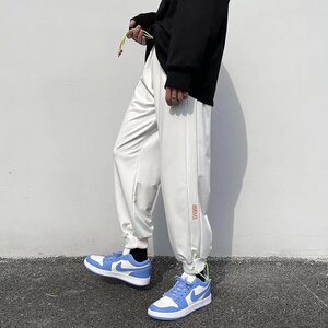 2025春秋新款休闲潮流宽松束脚青春流行男九分裤运动裤 K2367-P25图片