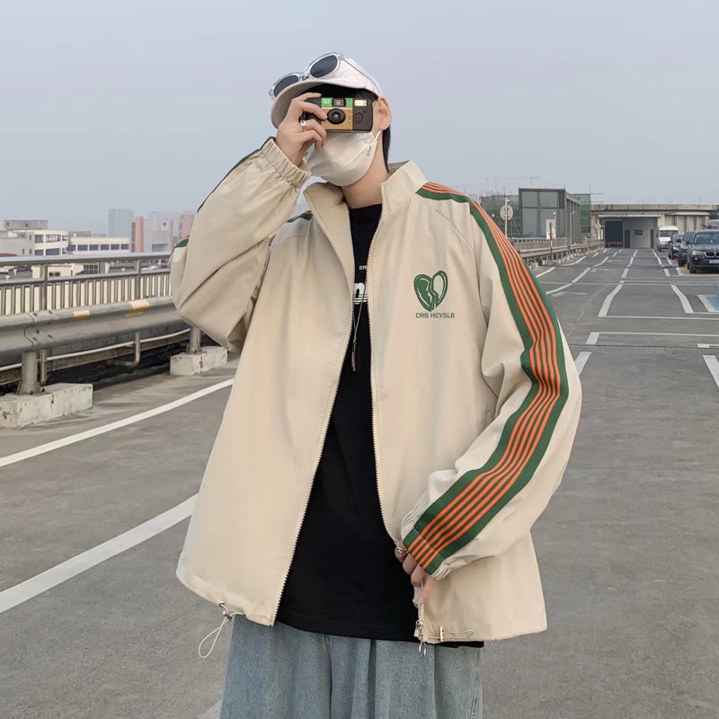 2025春秋季新款韩版潮流ins港风衣服学生原宿风痞帅外套JK18-P45,男装风衣,星座1703A-1