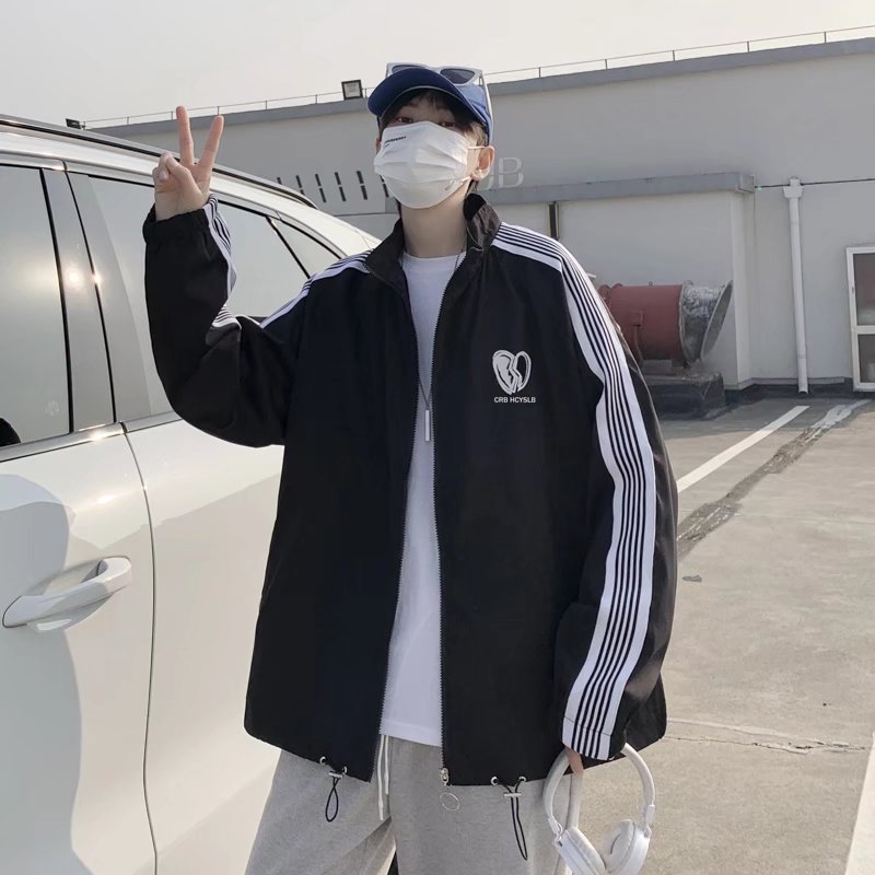 2025春秋季新款韩版潮流ins港风衣服学生原宿风痞帅外套JK18-P45,男装风衣,星座1703A-1