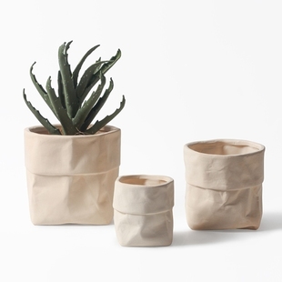 花盆外装饰套花盆外套遮丑遮丑套花盆外罩植物花盆套干花软装装饰