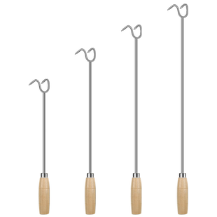勾肉勾子肉钩子不锈钢捞肉钩子长杆抓肉钩扣肉勾卤肉专用工具煮肉