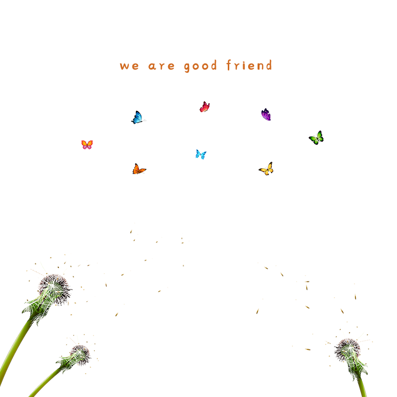 怡然之家蒲公英透明贴画