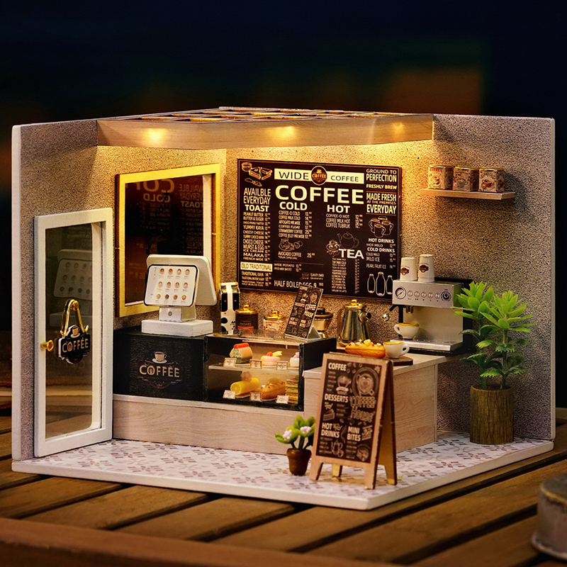 diy手工小屋微缩场景房子模型屋