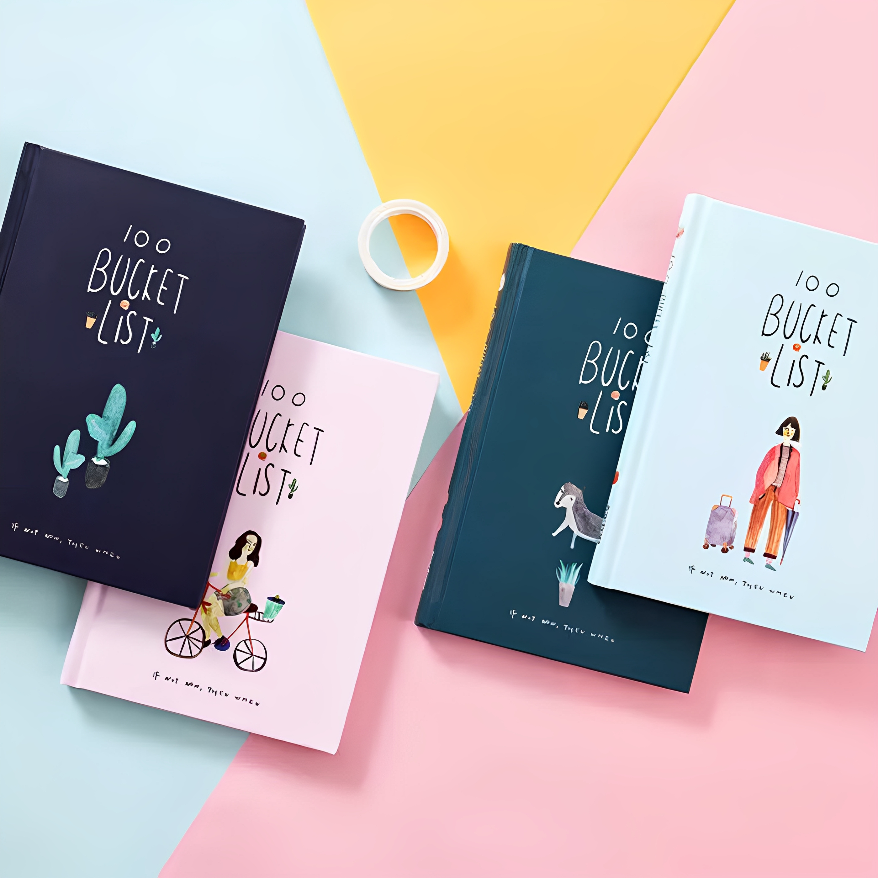 悦木100个心愿手帐本礼盒套装