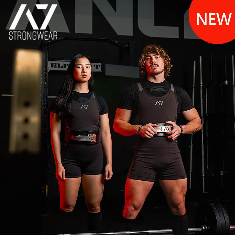 A7举重服无袖压缩紧身力量举