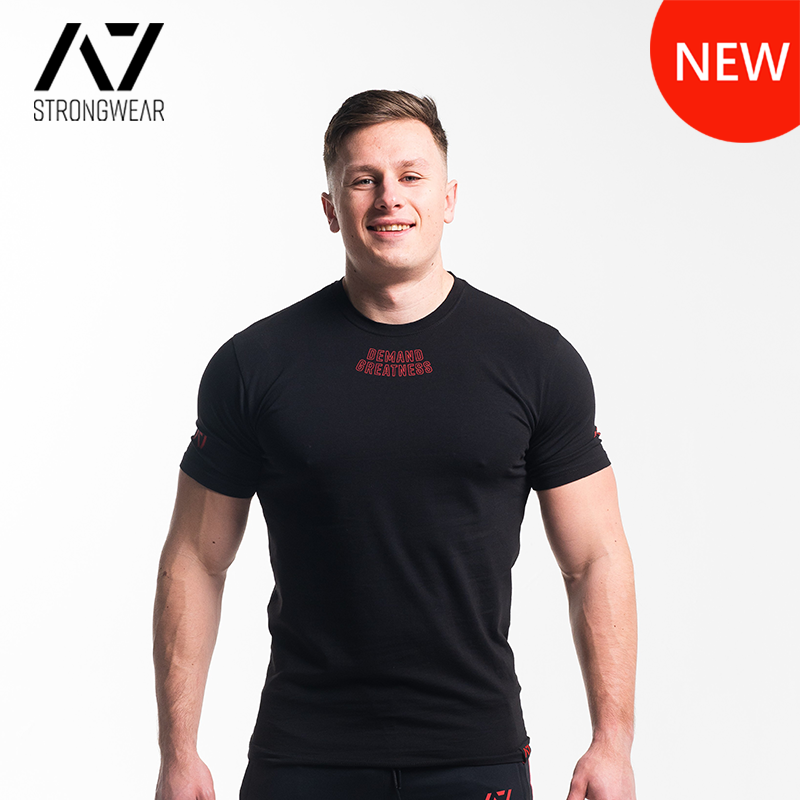 短袖A7透气力量举比赛修身