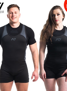 A7举重服影石灰深蹲力量举专用比赛服IPF男女皆宜深蹲卧推硬拉