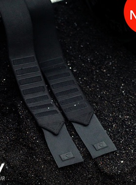 A7斑马护腕暗影黑力量举卧推大力士举重运动防护护腕美国进口IPF