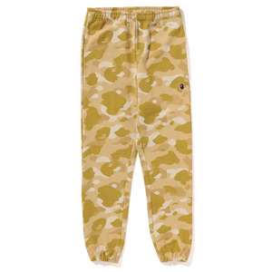 BAPE 休闲裤 彩色迷彩猿头刺绣标运动裤卫裤 日本代购 COLOR CAMO