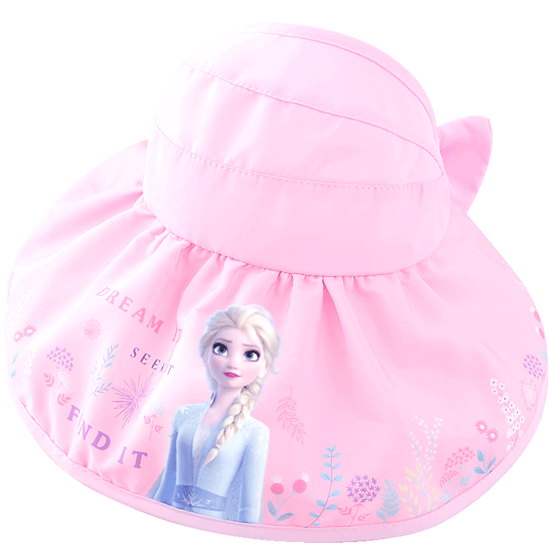 迪士尼女孩空顶帽大帽檐冰雪奇缘