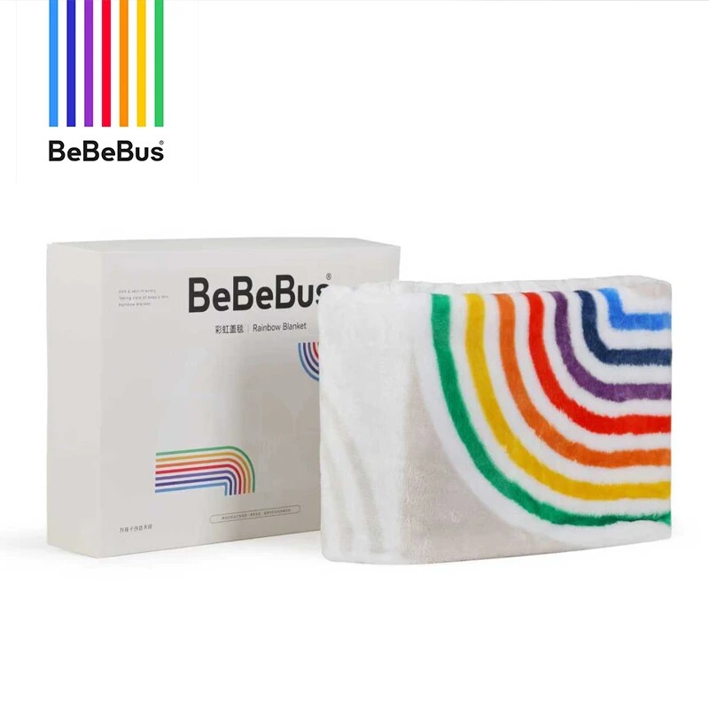 bebebus儿童毛毯空调毯婴儿午睡毯宝宝盖毯小毯子幼儿园专用被子