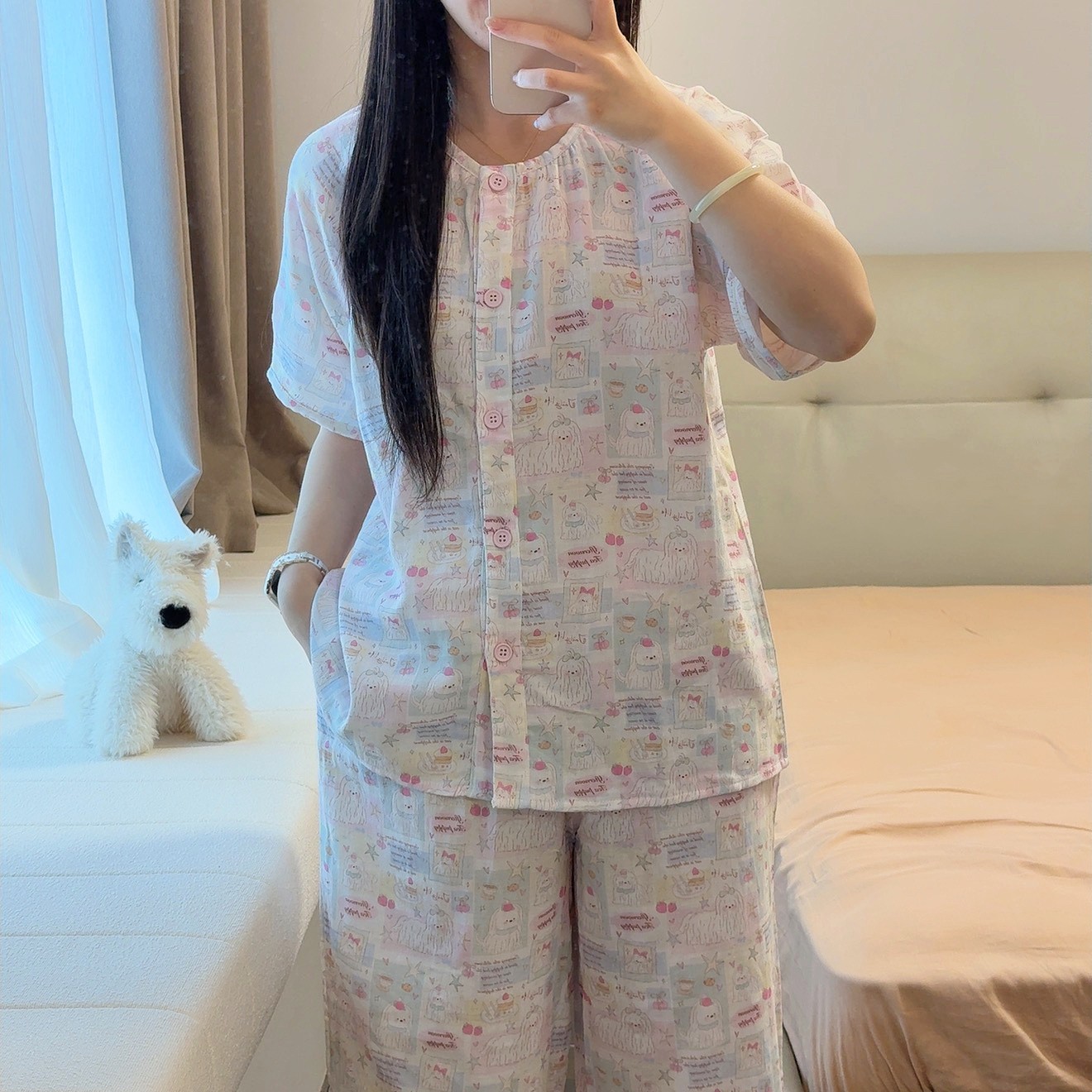 禾昊HohowHome圆领短袖七分裤