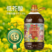 葵王低芥酸江南香菜籽油5L非转基因物理压榨桶装 食用油菜油