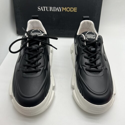SATURDAYMODE正品断码撤柜真皮男鞋春秋时尚百搭低跟舒适休闲板鞋