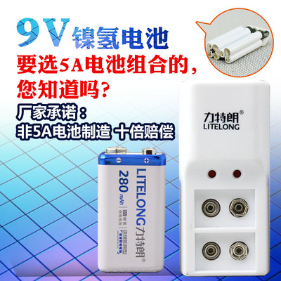 力特朗能表九伏大容量充电套装