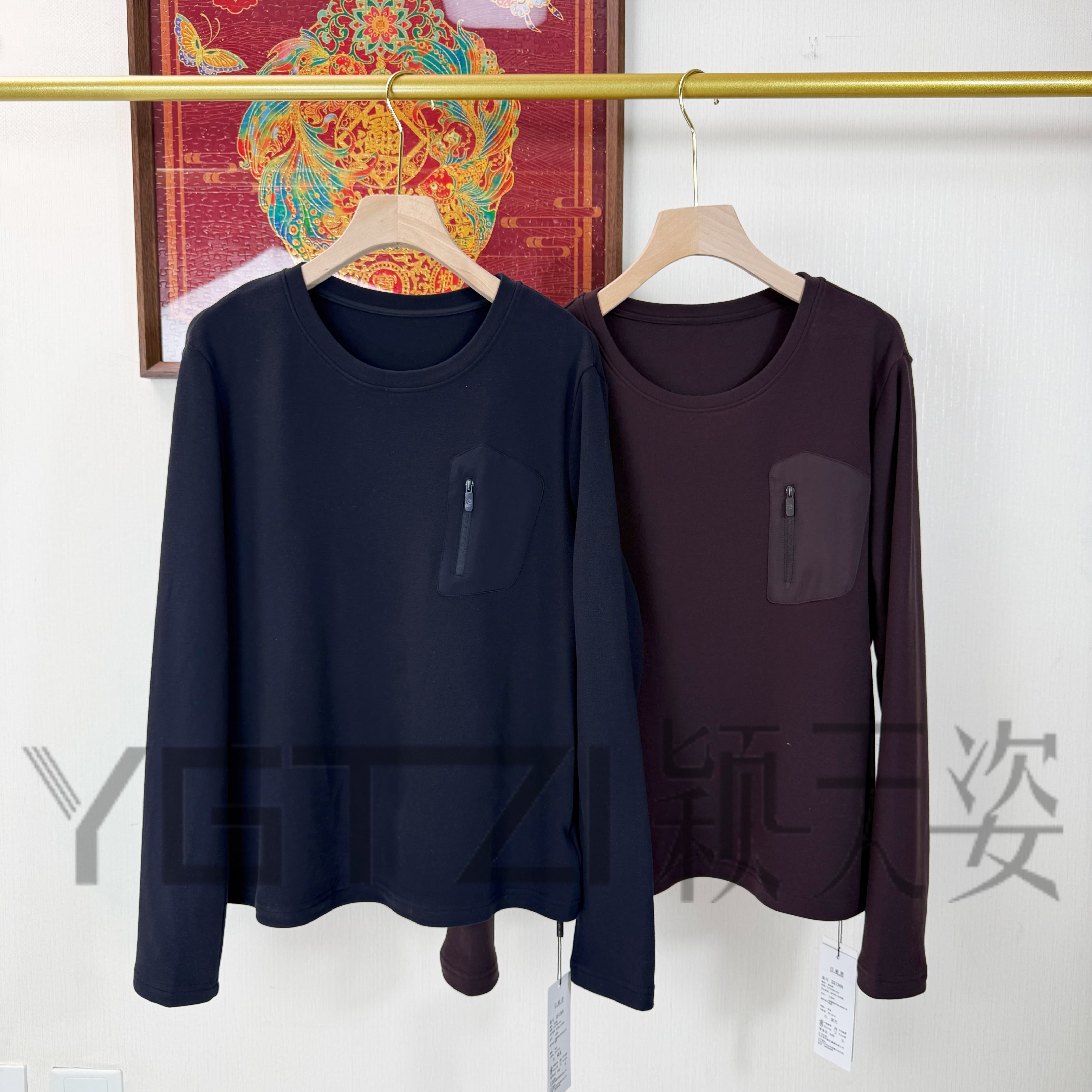 菲玛掂251368正品2025秋冬新款休闲显瘦圆领打底衫百搭小衫女卫衣